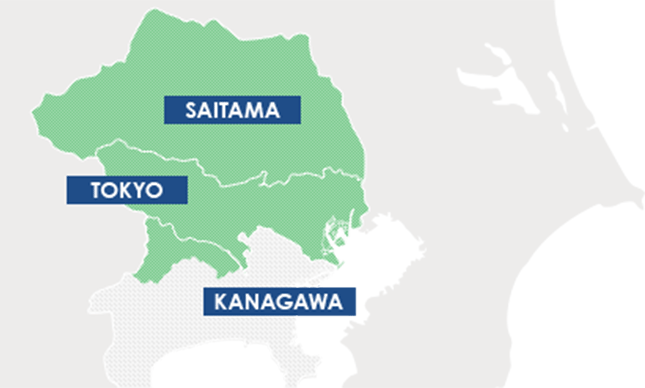 対応エリア地図